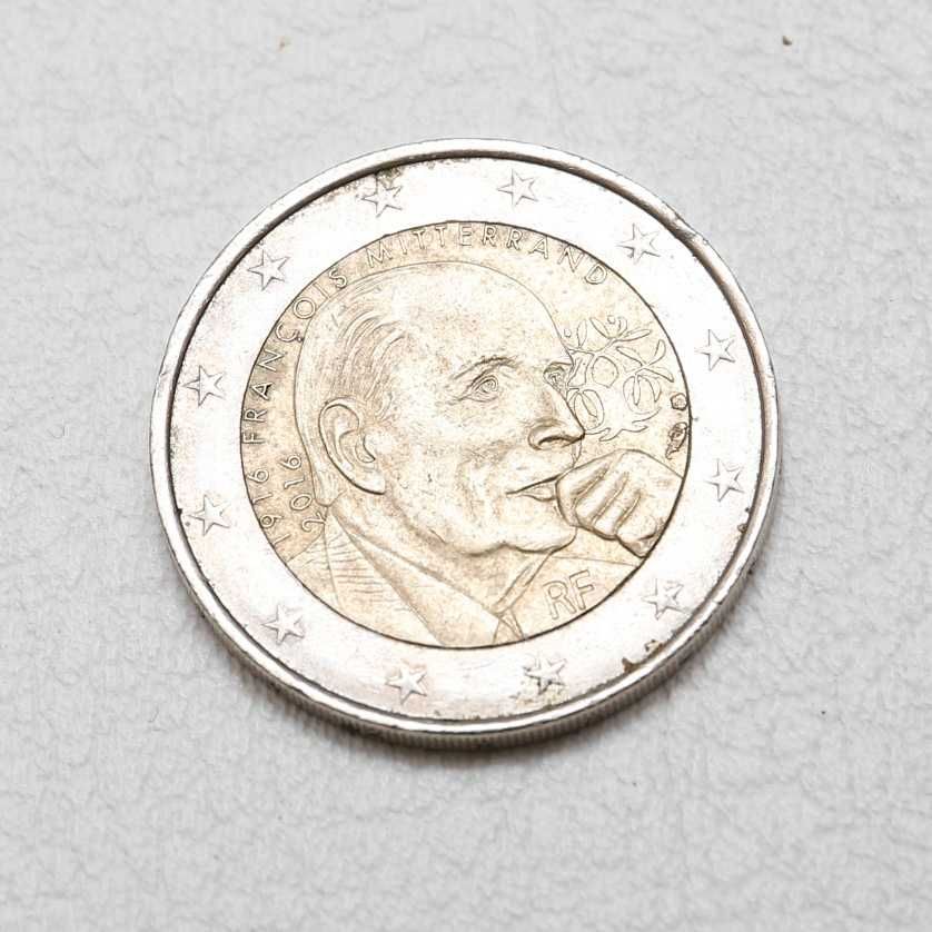 Moeda 2€ - François Mitterrand