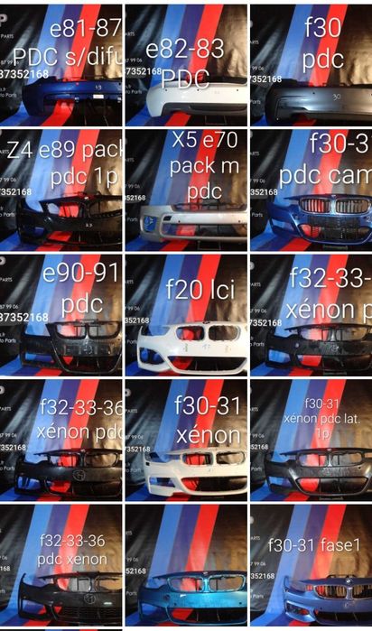 Parachoques BMW pack m f30 f31 f32 f33 f36 f20 E90 E91 e89 e70 e81 e87