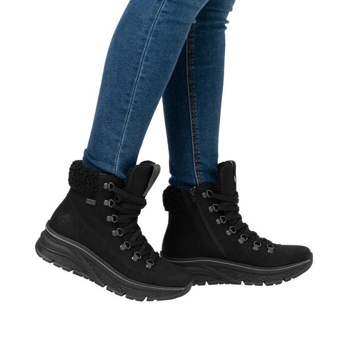 botki czarne Rieker r: 37, 38, 39, 40,
