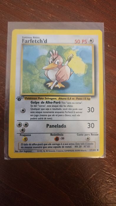 Farfetch'd  1st edicao pokemon