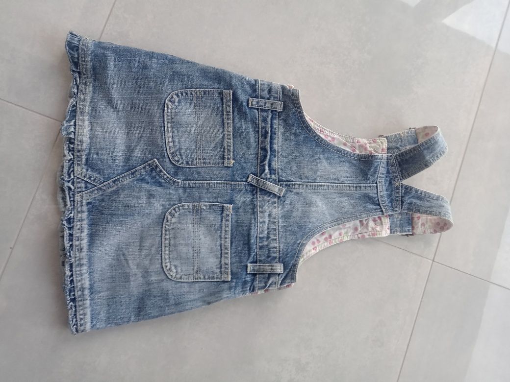 Sukienka jeansowa, rozmiar 116