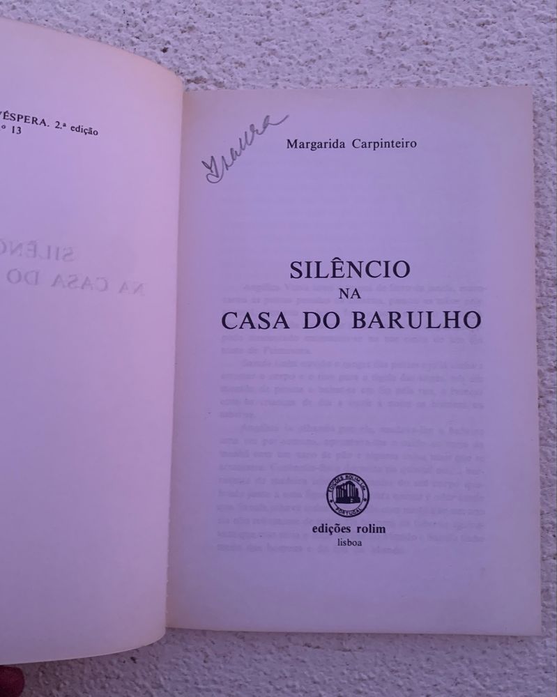 Silencio na casa do barulho