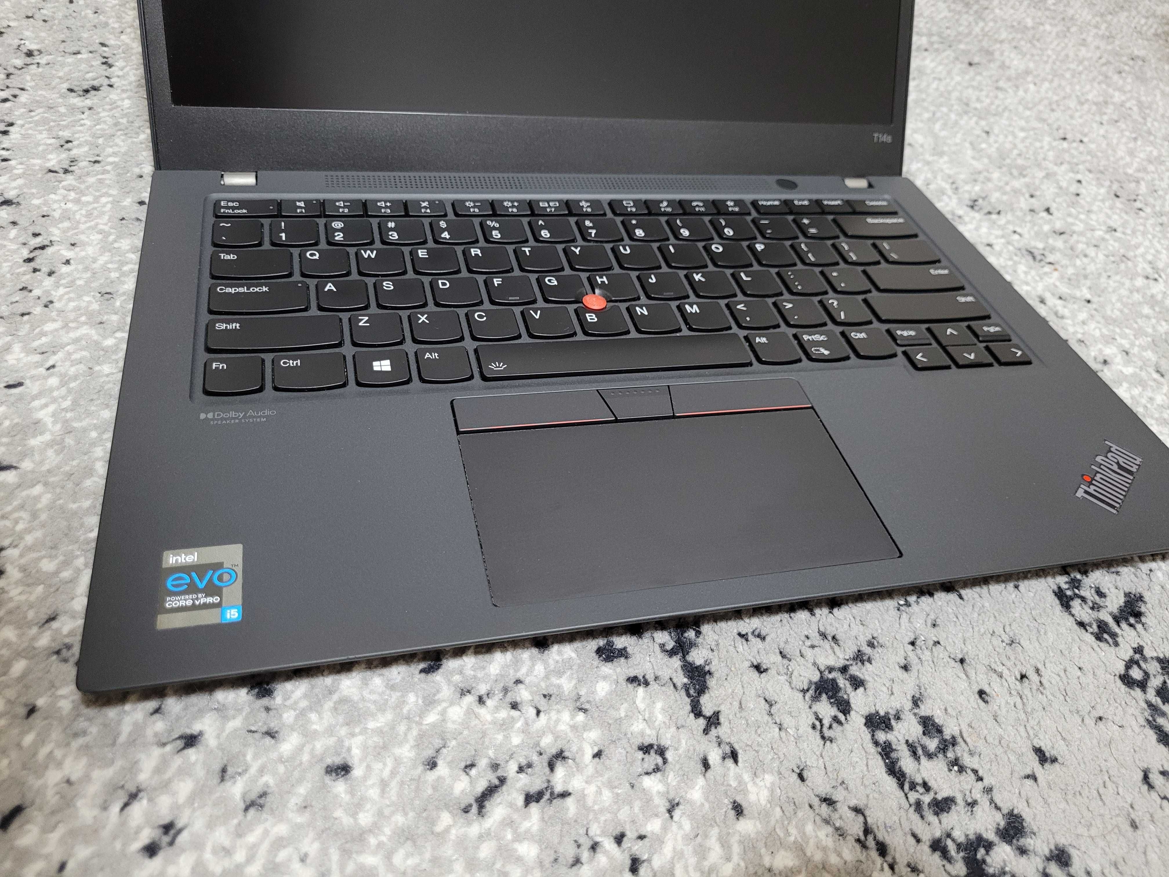 Топ ThinkPad T14s Gen 2 ідеал! i5 11th/100% SRGB/16гб ОЗУ/256гб/9г акб