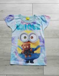 Minionki t-shirt koszulka bluzka rozm 128-134