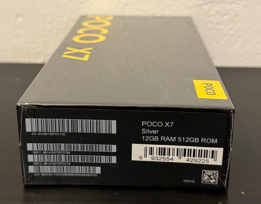 Poco X7  12/512  Silver