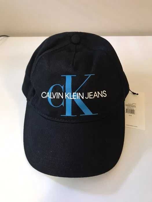 Calvin Klein Jeans PRINTED MONO BASEBALL - Czapka z daszkiem