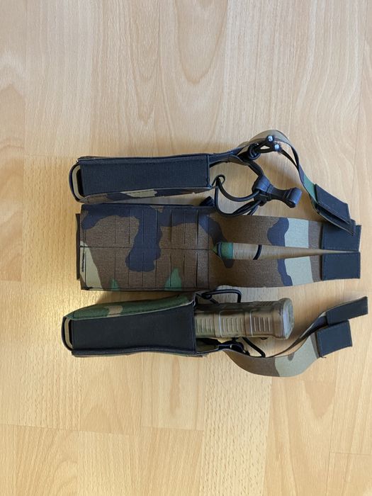 Підсумки під магазин АК/AR в камуфляжі Woodland від malva_ammunition