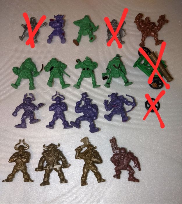 Технолог Фигурки  Викинги Орки солдатики и прочее цена за все