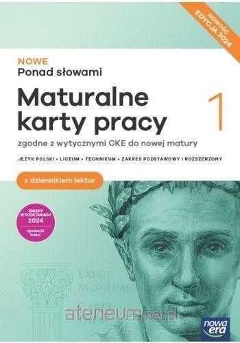 Nowe Ponad Słowami 1 Edycja 2024 Karty Pracy Nowa Era