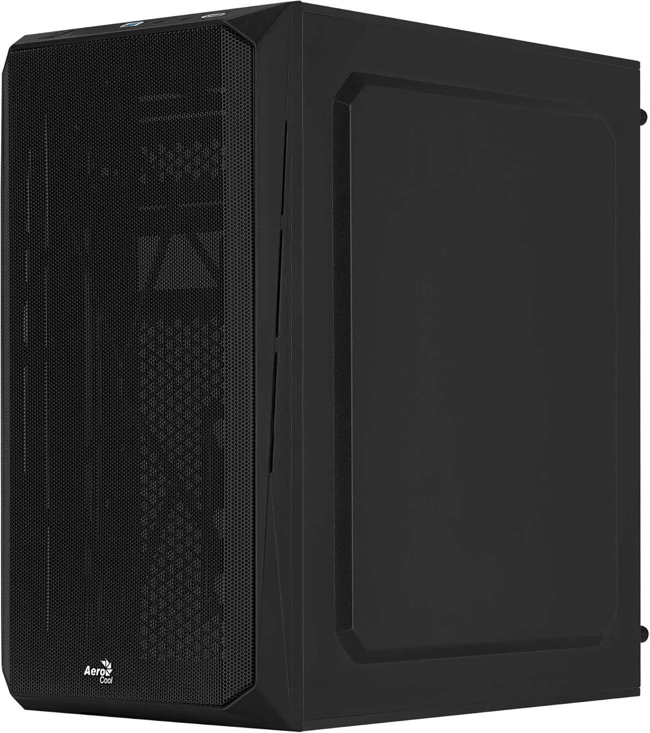 корус пк Aerocool CS107 V1 MicroATX PC Case Side Window 120mm FanBlack