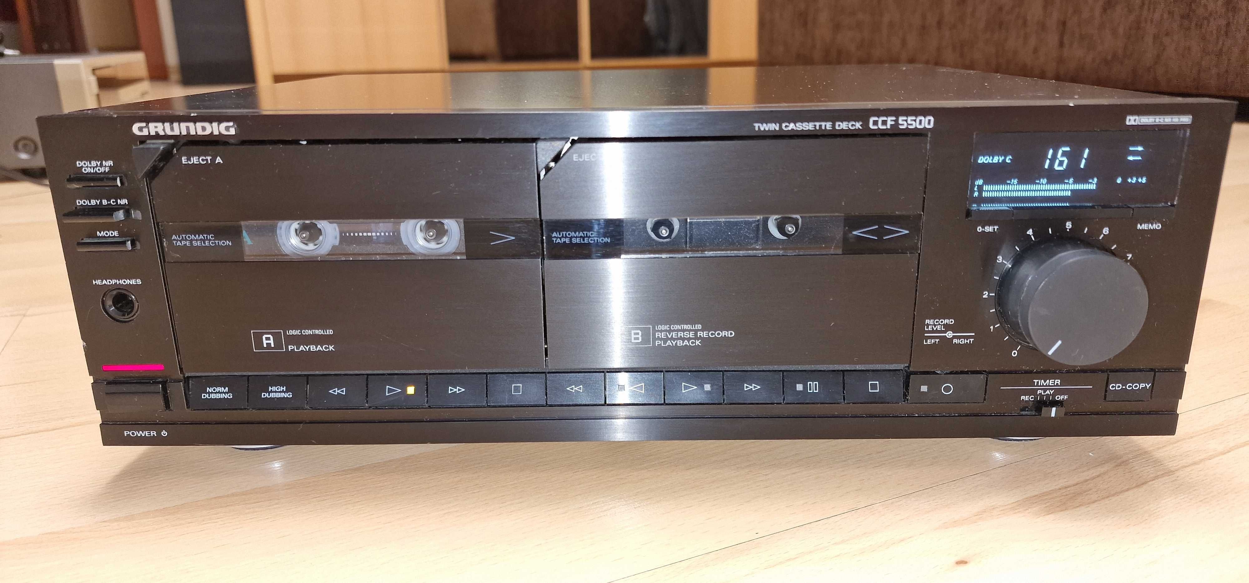 Grundig CCF 5500 magnetofon dwukasetowy