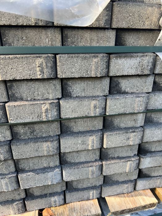 Kostka brukowa Polbruk Prostokąt 4 cm grafitowa