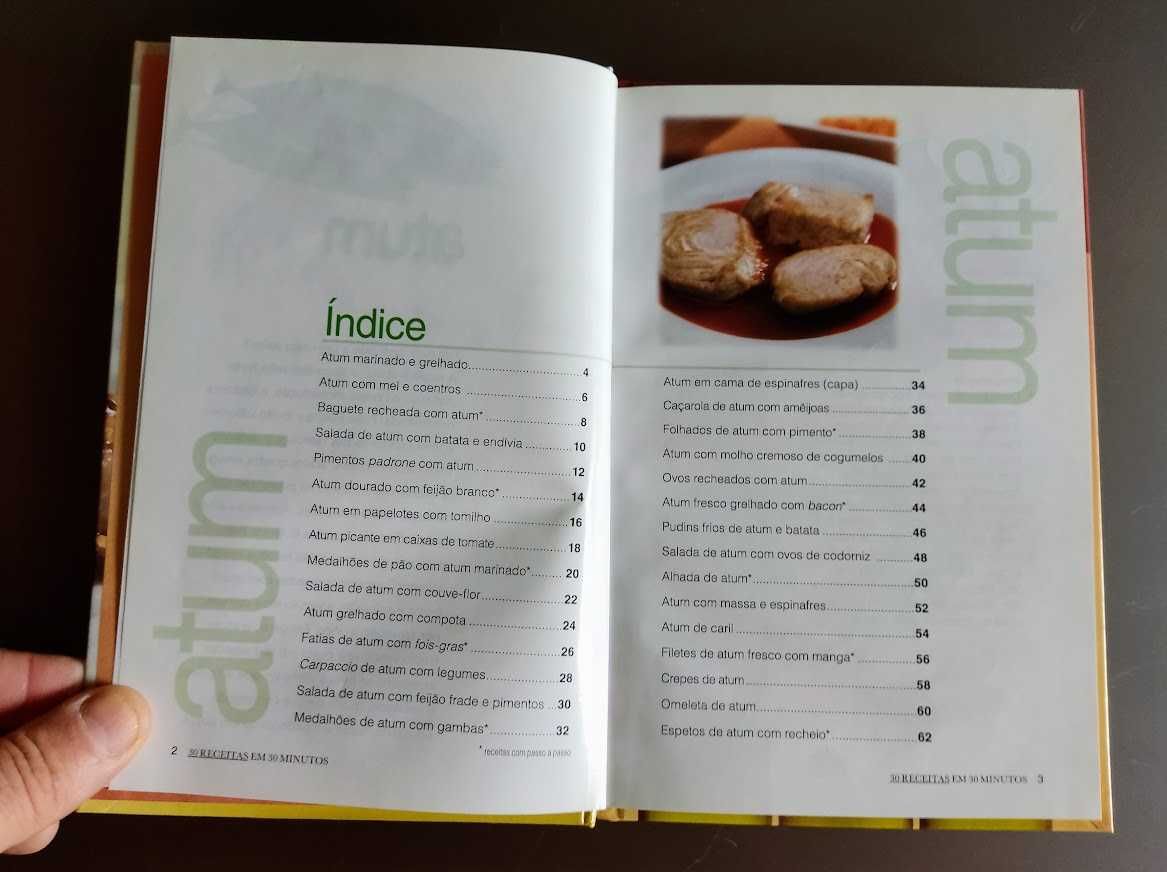 Coleção 4 livros culinária 30 receitas em 30 minutos