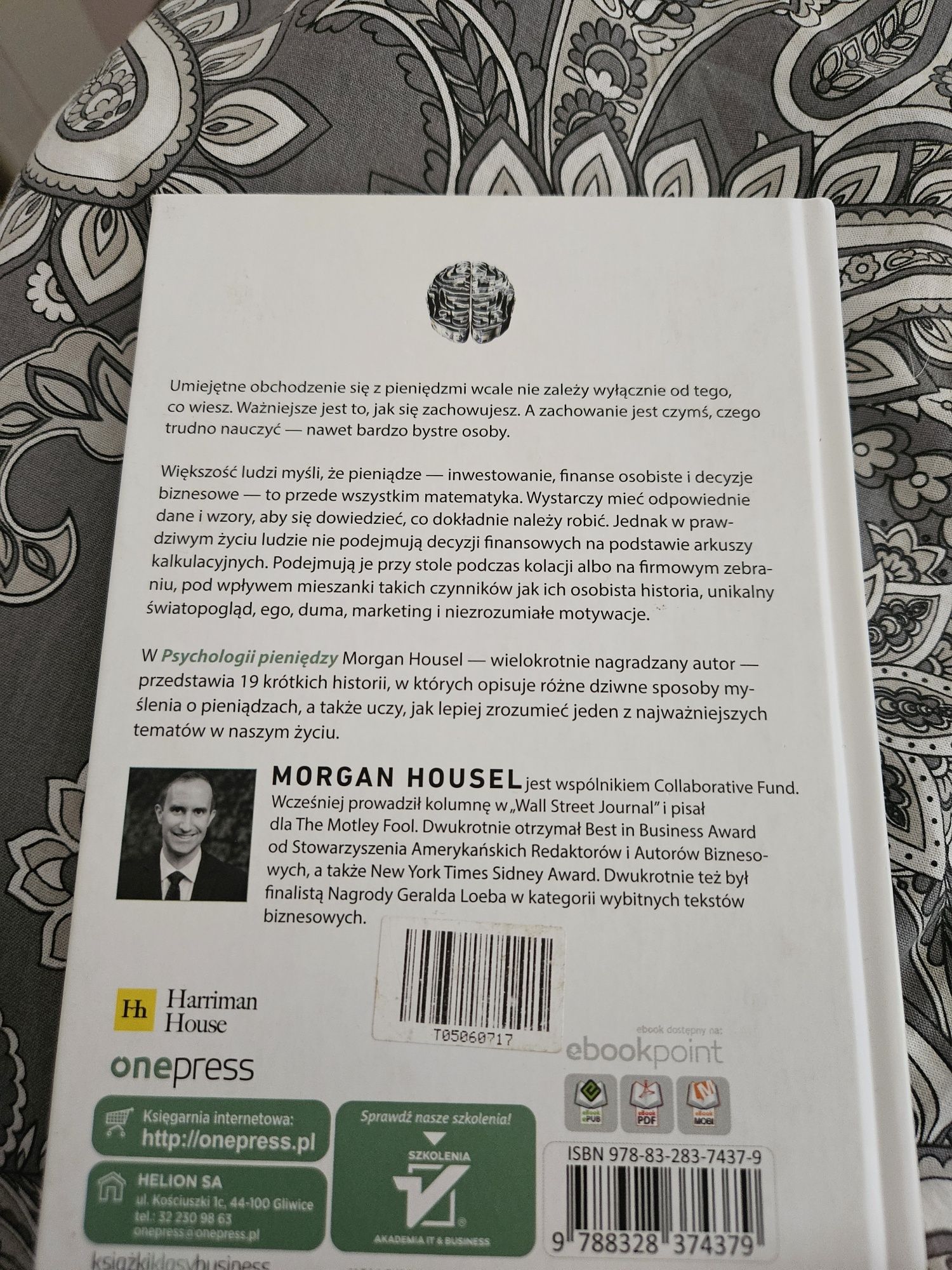 Książka Psychologia Pieniędzy Morgan Housel