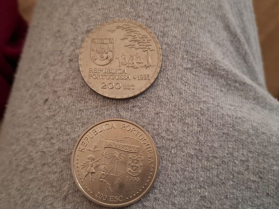 Moedas Escudo Portuguesas colecionável