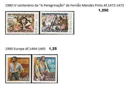 Séries de selos novos