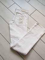 Białe jeansy damskie. Młodzieżowe. Rozmiar 164