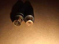 TV Переходник S-Video (male) 4 PIN - RCA (f) тюльпан.
