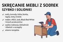Skręcanie mebli z paczek-szybko i solidnie