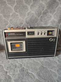 Stare Japońskie radio Sanyo , odtwarzacz kaset