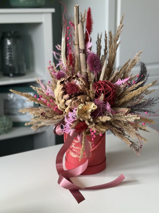 Flower box naturalny susz