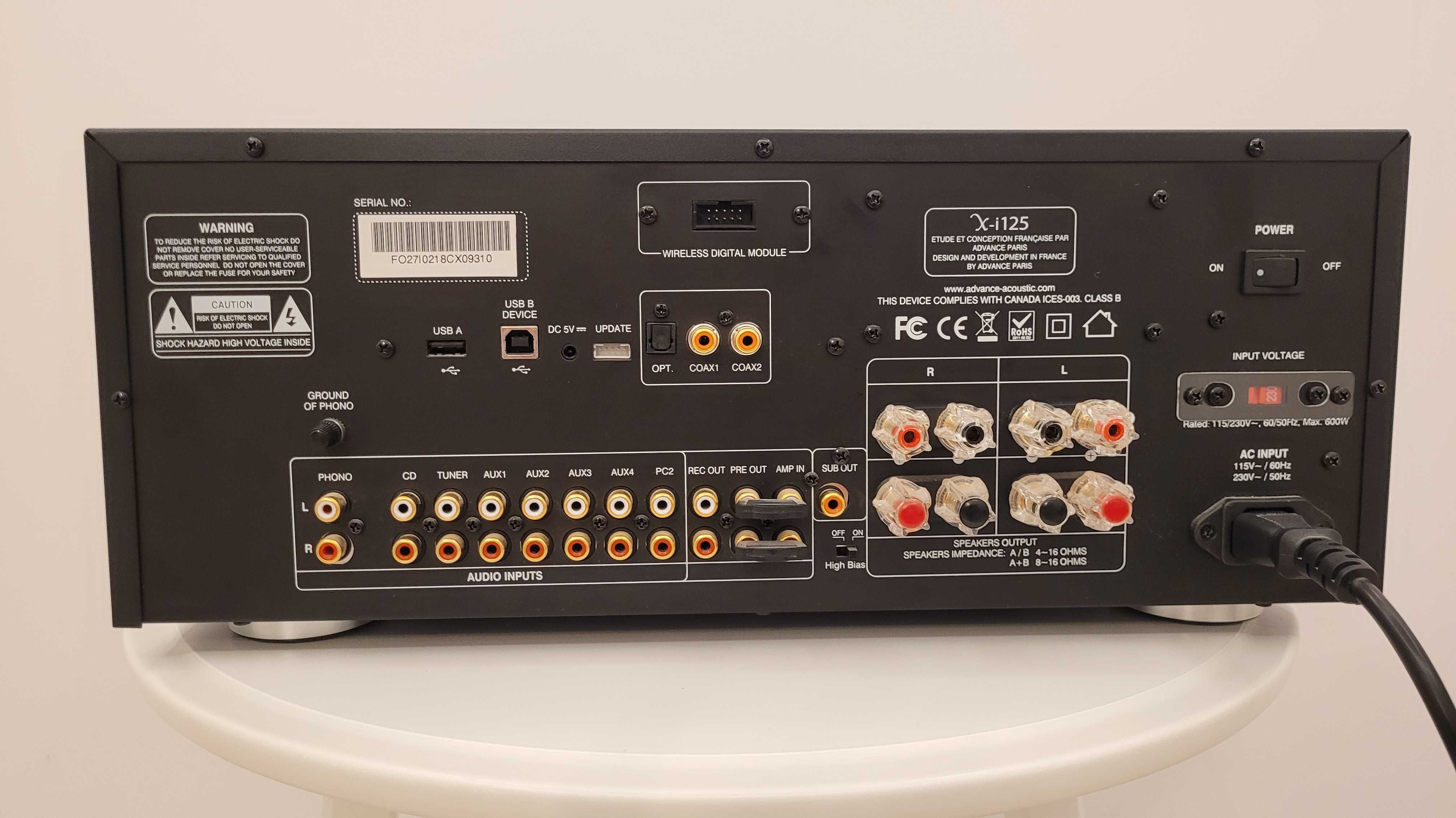 Advance Acoustic X-i125 wraz z X-FTB02