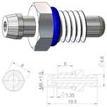 Śruba Do Odpowietrzania Hbp44 Miedź M6X1.0 Do Shimano 2Szt