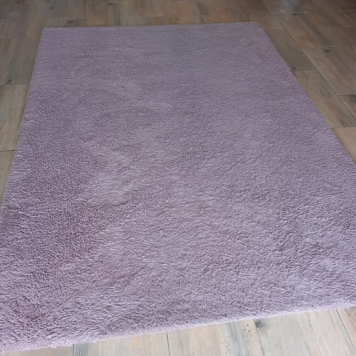 1,6x2.3m pudrowy róż dywan bunny włochaty