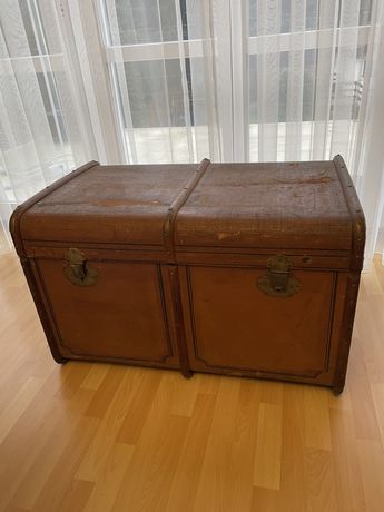 Stara skrzynia kufer antyk antyczny 95x60x60 cm