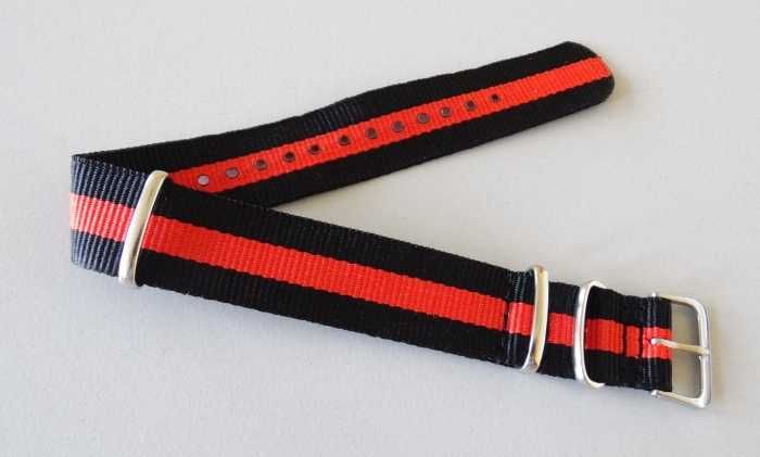 Pasek do zegarka 20mm nylonowy NATO strap parciany