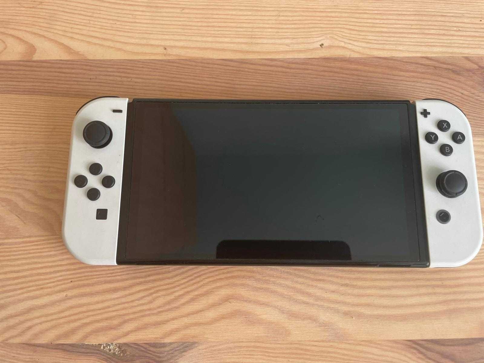 Konsola NINTENDO Switch OLED Model Biały64gb+4gry