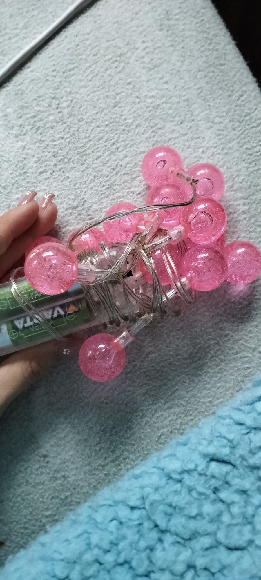 Luzes cor de rosa