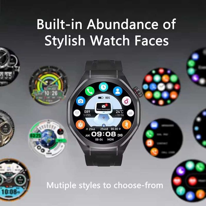 Смарт часы: DT WATCH5 ULTRA. NFC. GPS. Compass. Barometr.