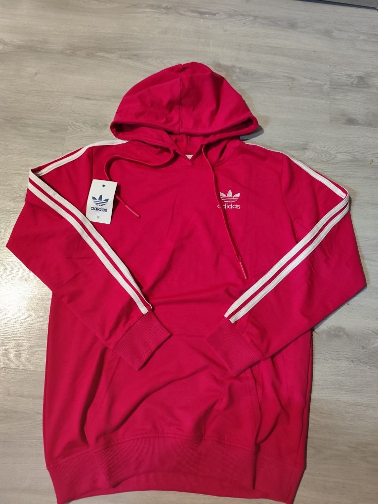 Nowa bluza różowa Adidas L