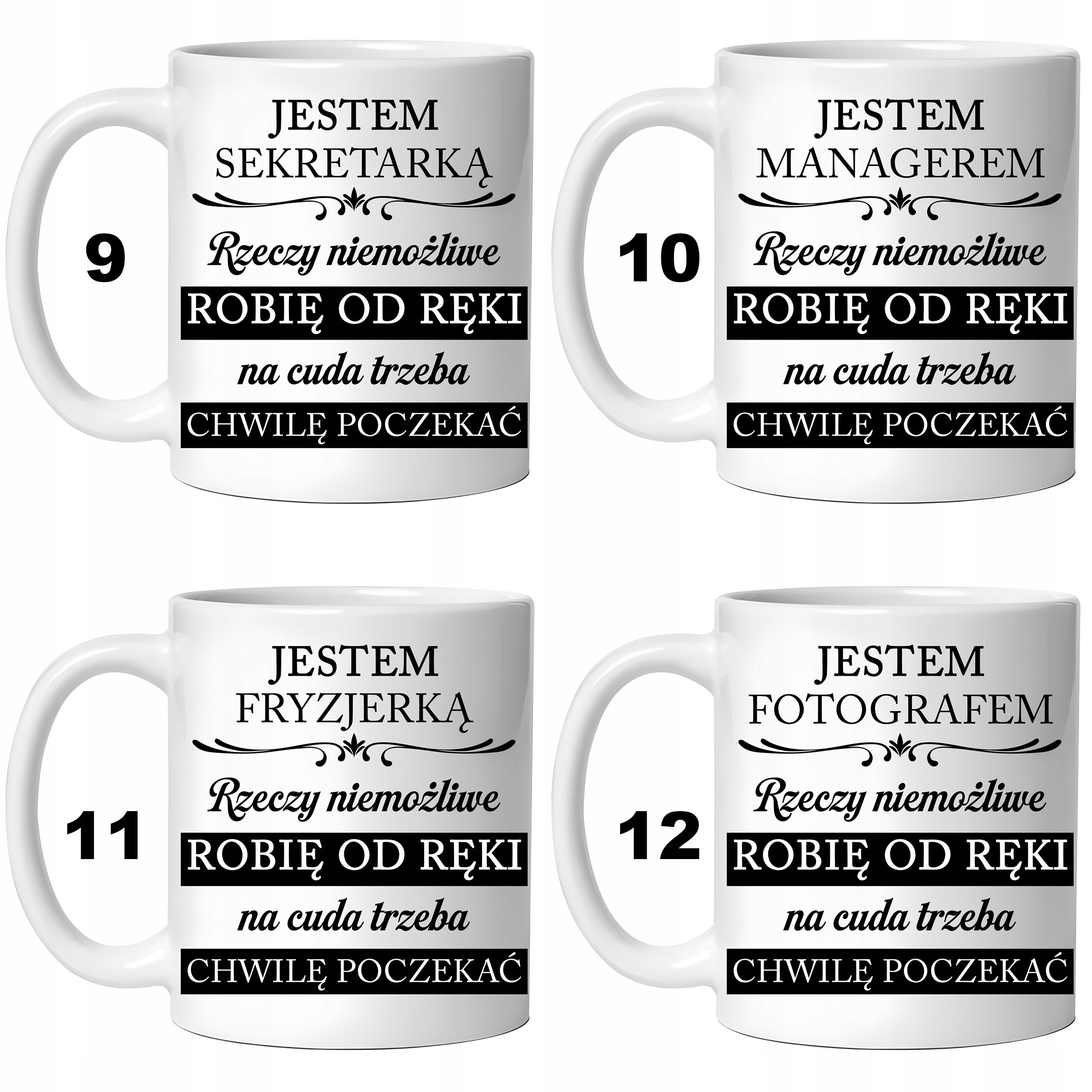 Kubek Prezent Dla Mechanika Rzeczy Niemożliwe Robię Od Ręki