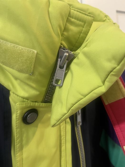 Vintage kurtka zimowa Sergio Tacchinii xxl, retro 80’90’. Kolorowa