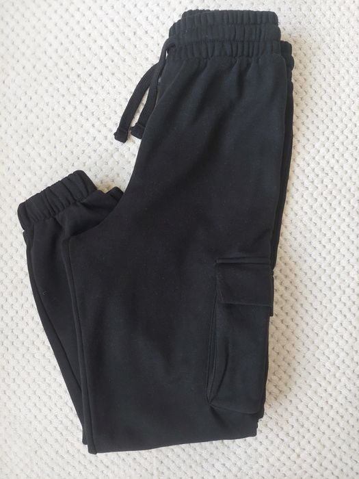 Czarne spodnie bojówki Zara rozmiar S