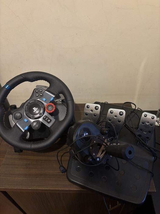 G29 com shifter / manete mudancas caseira caixa sequencial / pedais