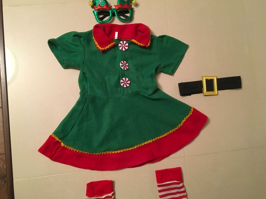 strój elfa  dla dziewczynki