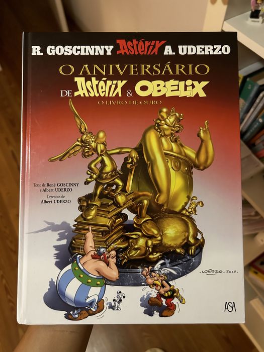banda desenhada o aniversario de ASTERIX e OBELIX