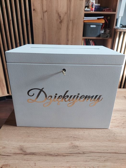 Skrzynka na koperty i dedykacje, pudełko na obrączki + inne