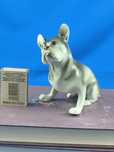 Buldog francuski Royal Dux Czechosłowacja #pies #porcelana