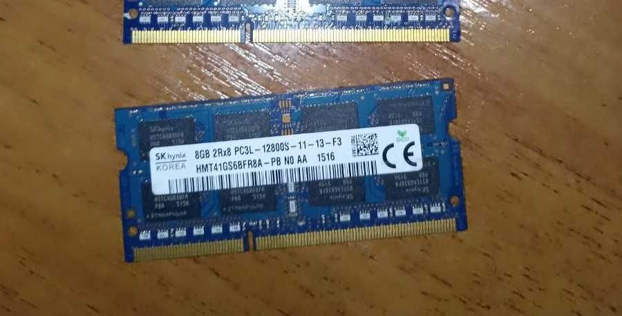 пам'ять HUNIX 8Гб ddr3\ddr3l  1600мгц в одній планці, оригінал