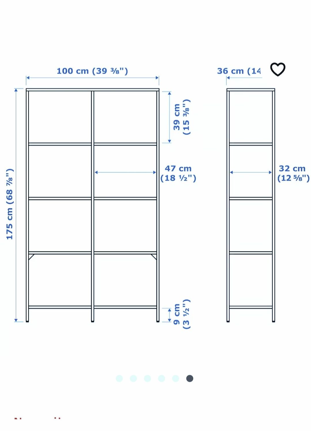 Szklany tegal IKEA vittsjio czarny Łódź Śródmieście