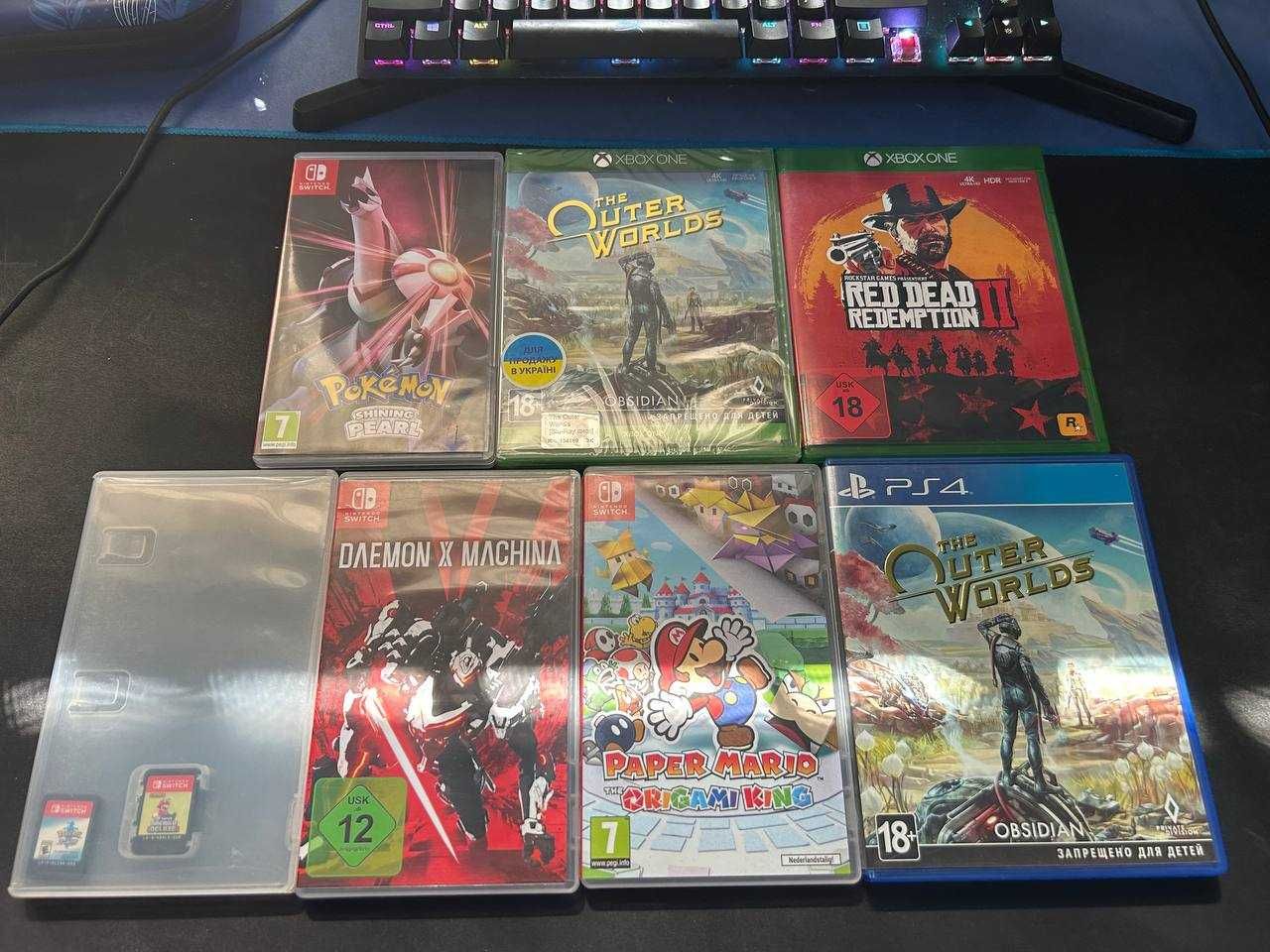 Ігри для nintendo switch, xbox, playstation 4-5