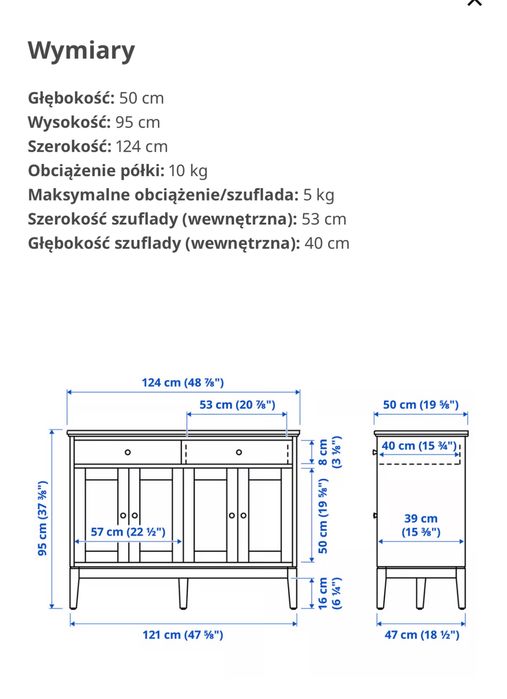 Idanas ikea kredens komoda