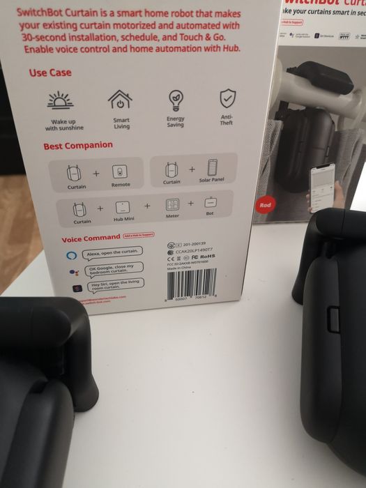 Switchbot Curtain Rod com hub wifi