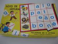 Jogo Loto de leitura