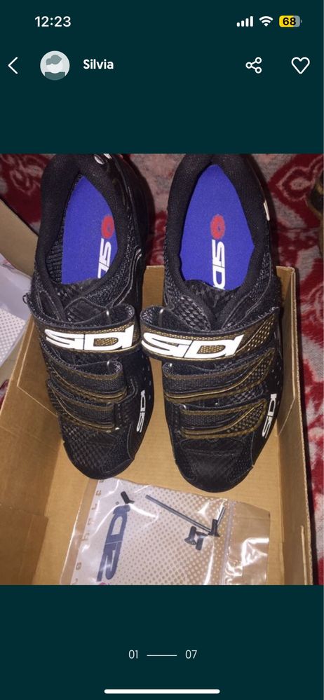 Sapatilhas Sidi preto e dourado