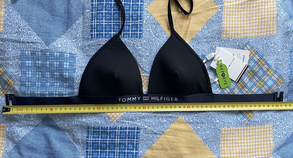 Tommy Hilfiger, черный купальник из 2-х частей, 100% оригинал, р. S